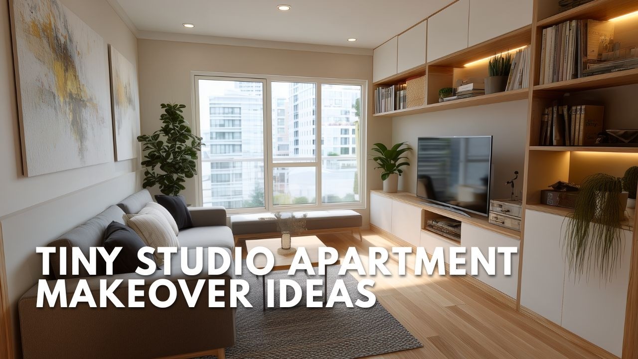 Modern Tiny Studio Apartment Makeover Ideas for Cozy Small Homes - YouTube