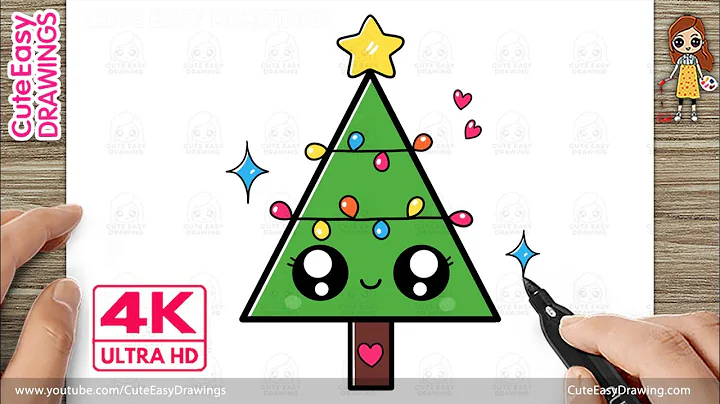 How to Draw a Christmas Tree | Easy Drawing and Coloring for Kids and Toddlers