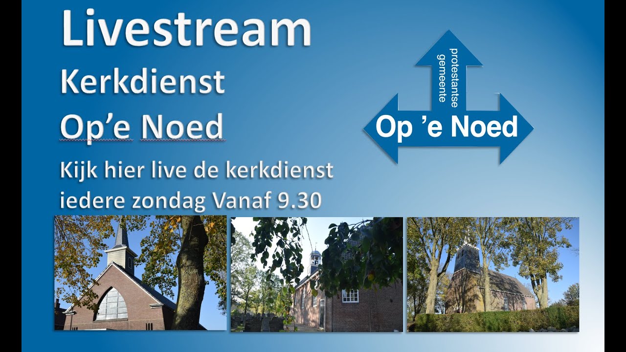 Kerkdienst zondag 1 september 2024. - YouTube