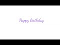 HAPPY BIRTHDAY WHITE SCREEN status / whapp status new 🎊#happybirthday #Whitescreenstatus #new