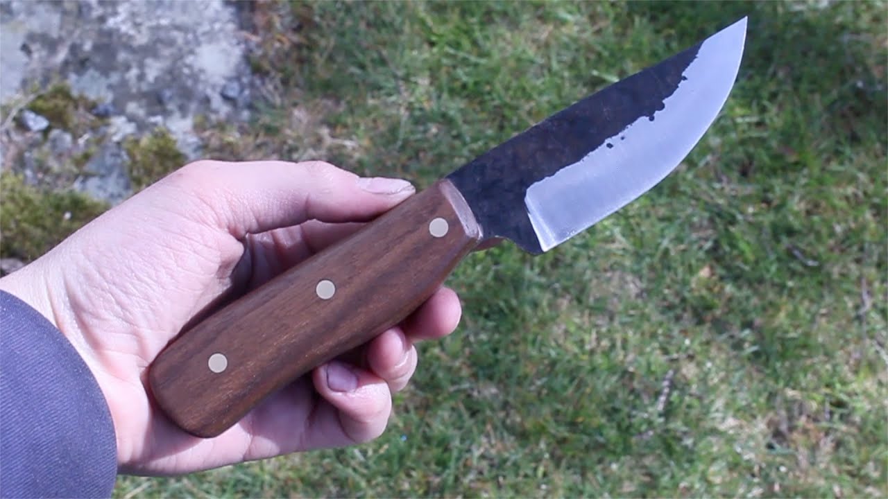 How to make a bushcraft/hunting knife YouTube