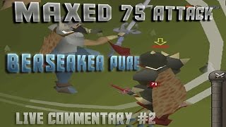 Maxed 75 Attack Berserker Pure Live PK Commentary #2 - MSB To AGS - Oldschool Runescape 2007