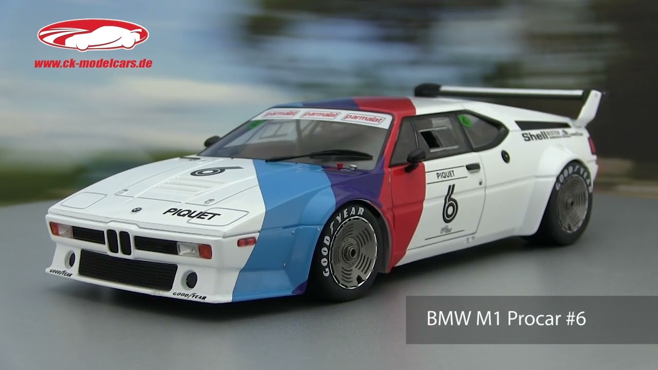 ck-modelcars-video: BMW M1 Procar #6 M1 ProCar Serie 1979 Nelson