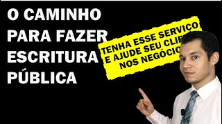 Fazer escritura publica