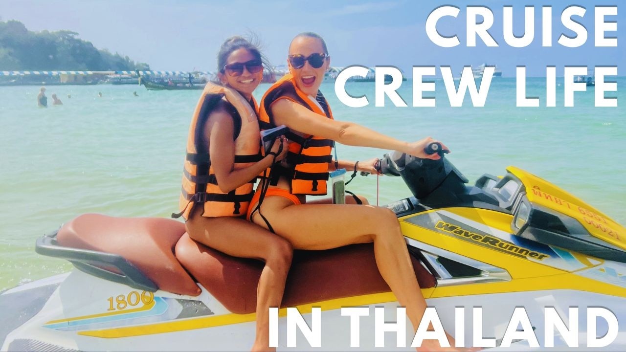 What Cruise Crew REALLY Do in Patong Beach 🇹🇭 | Phuket, Jet Ski & Thai Food