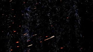 Burning Fire Particles Background Video Effect