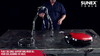SUNEX® Tools | 8516 | Hydraulic Shop Stool Assembly Instructions