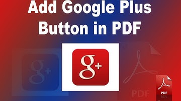 How to add a Google Plus share button to PDF document using Adobe Acrobat Pro