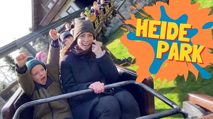 Prøver masser af forlystelser i HEIDE PARK TYSKLAND 🎢🤪