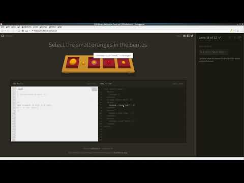 CSS Dinner Level 8 tag, class, and descendant selection
