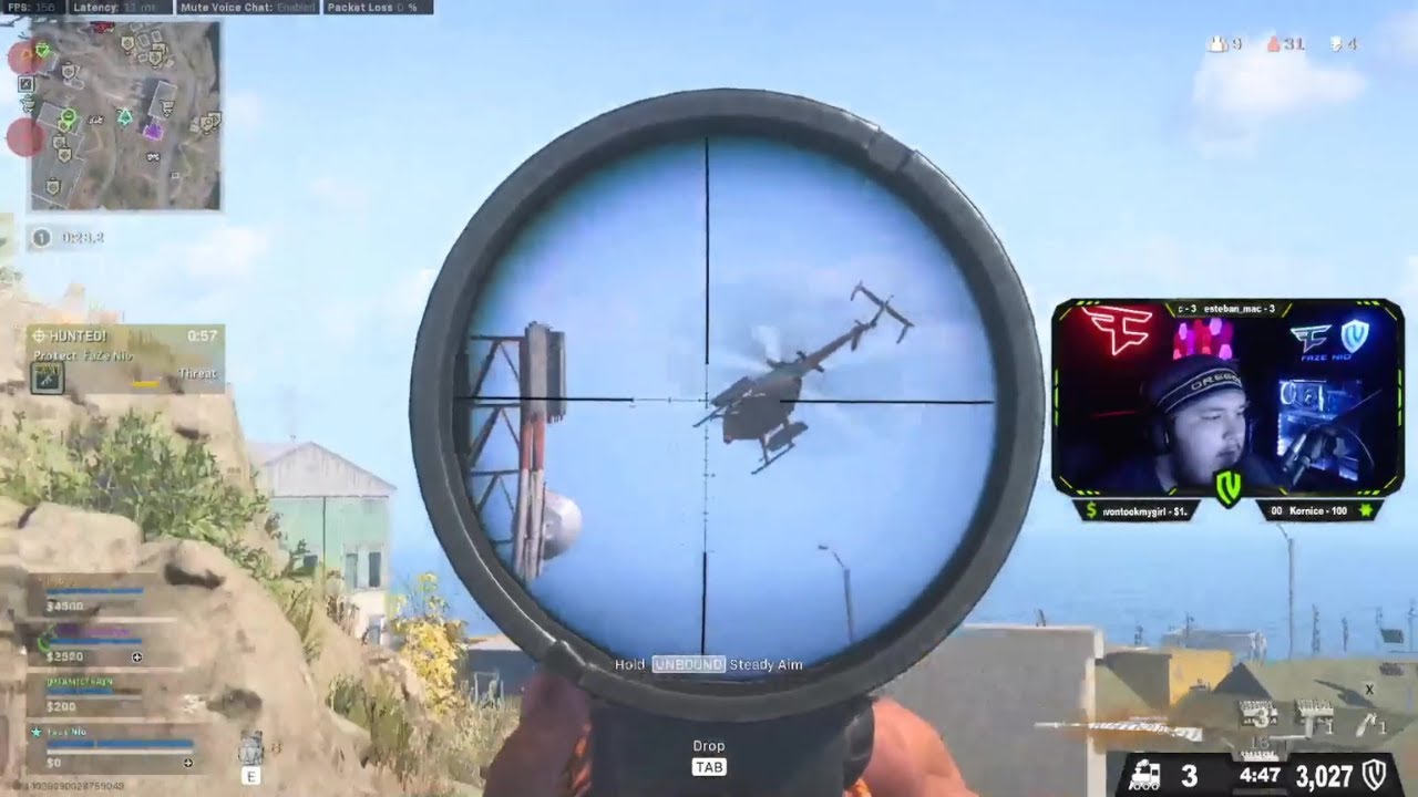 Faze Quick Scopes FaZe Nio 360 Quickscope on Helicopter😧 - YouTube