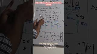 KCL and Source Transformation in Single Problem