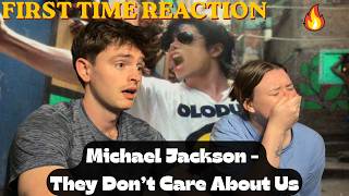 My Fiancé And I React To Michael Jackson - They Don't Care About Us [For The First Time]!!!