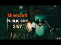 MINECRAFT 🔴LIVE ROAD TO 150 |🎀PUBLIC SMP {24/7} JAVA+ PE 🎉LIVE ANYONE CAN JOIN {JAVA+PE}