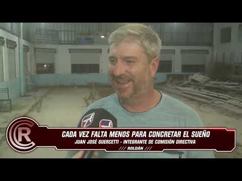 Construcción de las canchas de bochas del club América