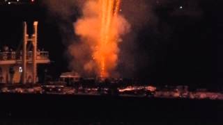 ２０１３　８１７　熊野大花火大会　台船アップ