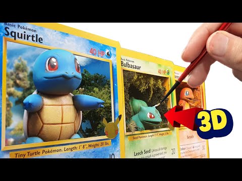 I Turned Pokémon Cards into Tiny Worlds!!