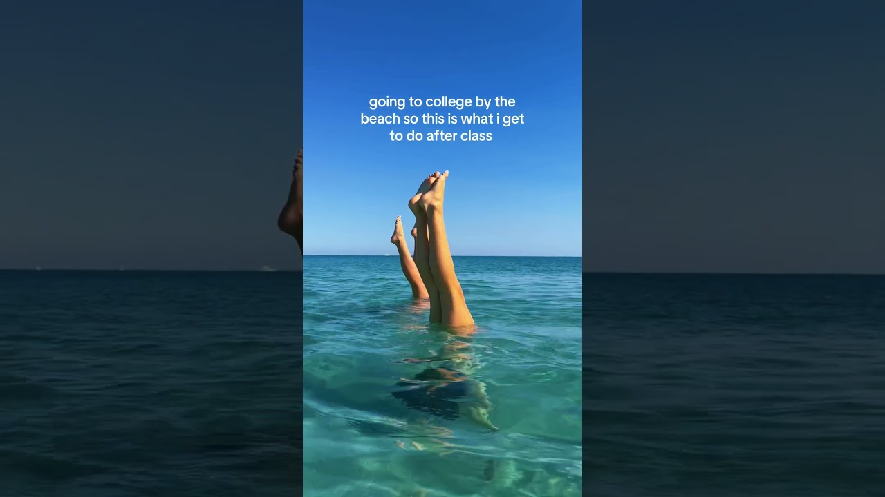 this is your sign to go to college by the beach!!!