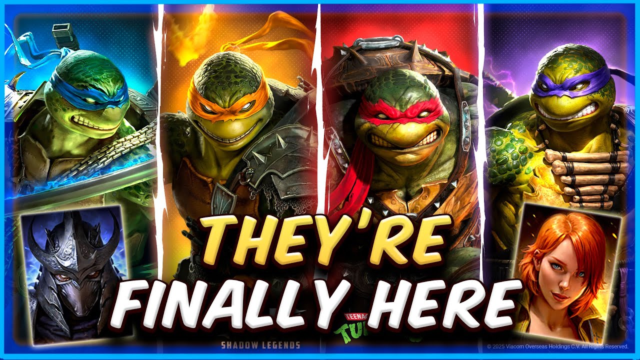 Raid Turtles TURTLES REVEALED🐢: All the Details and New Champions!【 RAID SHADOW ...