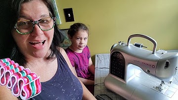 Absolute Beginner Rug Hooking- Machine Stitching your Pattern Edges so They Don