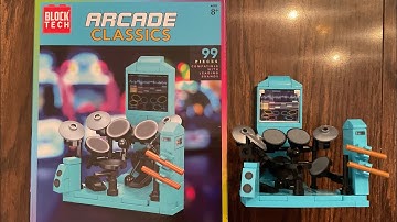 Let’s Build Block Tech Arcade Classics Drum Rhythm Game | Five Below LEGO Compatible Building Blocks