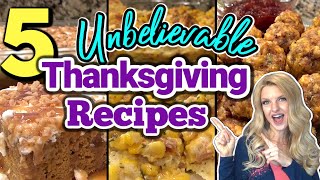 5 Unbelievable THANKSGIVING DINNER RECIPES You Don't Want To Miss! | ULTIMATE HOLIDAY RECIPES