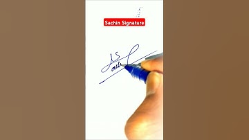 Sachin Name Signature ❤️ S Signature Style #shorts #signature #sachin