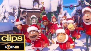 فيلمThe Grinch(2018) لايمكن الهروب من مشهد عيد الميلاد|Can't Escape Christmas Scene(2/10)|Movieclips