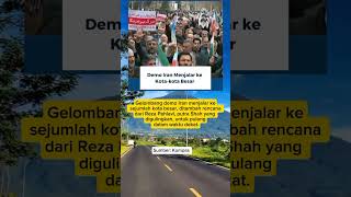 Gelombang demo di Iran makin meluas #shorts