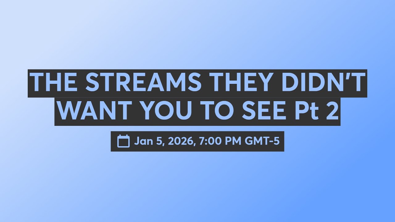 THE STREAMS THEY DIDN'T WANT YOU TO SEE Pt 2 YouTube