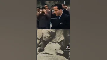 صورة للزعيم عبد الكريم قاسم بعد خمس سنوات من الثورة اللتي أدت إلى مجزرت الرحاب اللتي قتل فيها السيد 