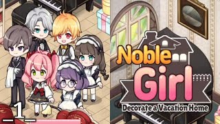 Noble Girl Decorate A Vacation Home Gameplay My 1st Impression || #noblegirl #catzchipzplayinggames screenshot 3