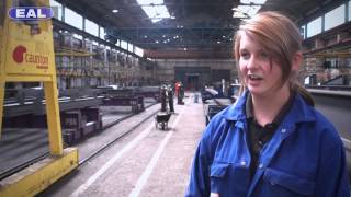 Caunton Engineering apprentice Natalie Harris stars in EAL's 'How to make it in industry'