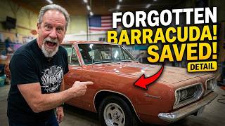 First wash in over a decade: This 1967 Barracuda was buried in dirt, now look at it