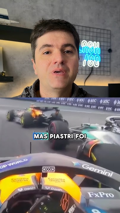 Oscar Piastri merecia punição no lance com Kimi Antonelli em Interlagos? #f1 #formula1 #shorts