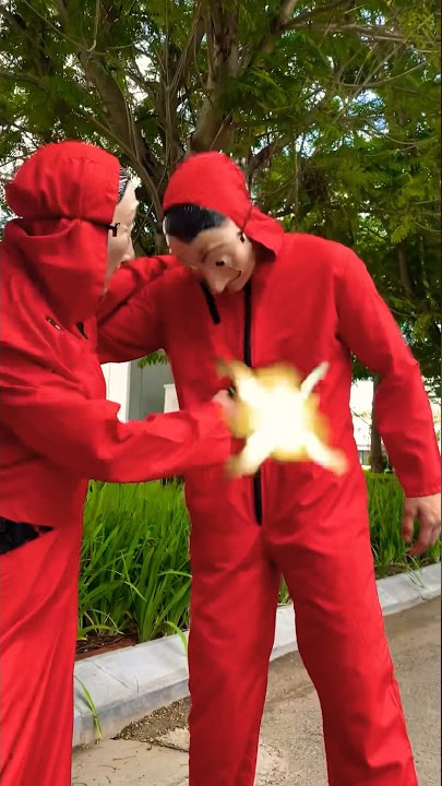 Money Heist vs Police Part14 #moneyheist #parkour #police #escape #shorts #getgo