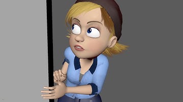 Level 3 Assignment 1: Scared Character Peering Around a Corner