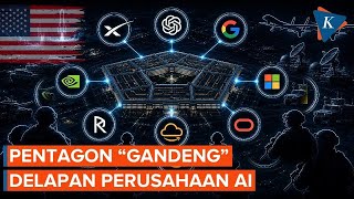 Delapan Perusahaan AI Resmi Masuk Jaringan Rahasia Pentagon