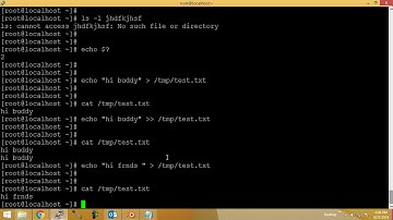 shell Script  error handling input output redirection linux