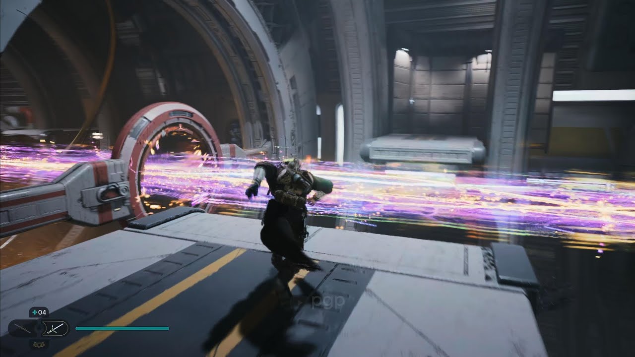 How to wall run and cross the laser on Shattered Moon Pursue Rayvis