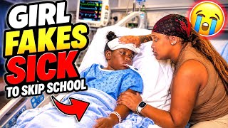 Girl FAKES Being SICK To Skip School, She Instantly Regrets It