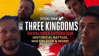 Total War: Three Kingdoms | Developer Interview (Historical Battles, Multiplayer Details, and More)