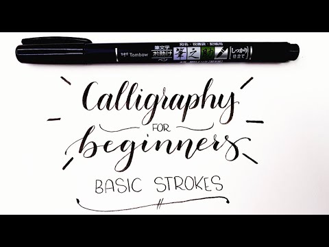 Calligraphy For Beginners: Basic Strokes