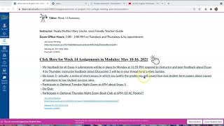 E101 SP21 Week 14 Summary