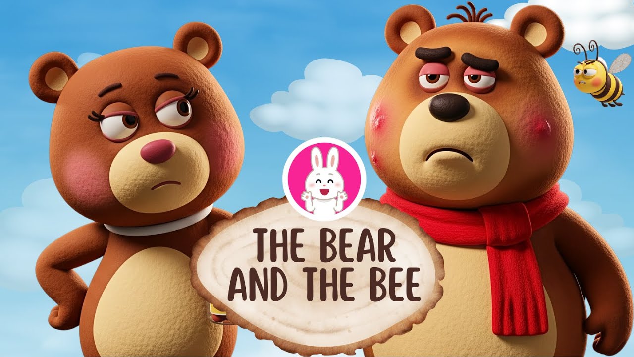 The Bear and the Bee | Animated Moral Story for Kids | Bunny Book Time