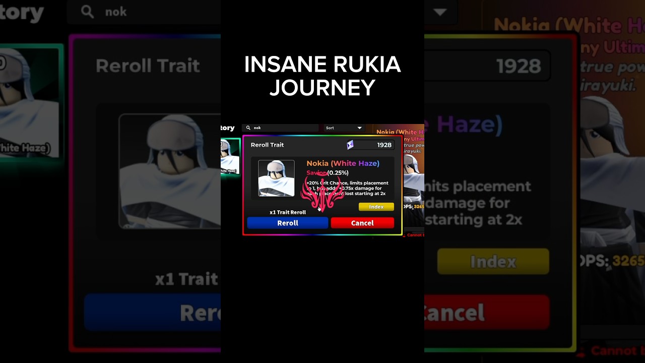 ❄️ RUKIA THE GOAT ❄️ #animerobloxgames #roblox #gaming