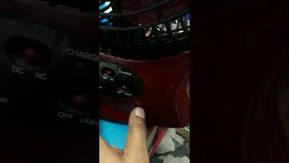 6 volt lithium ion battery pack - rechargeable fan