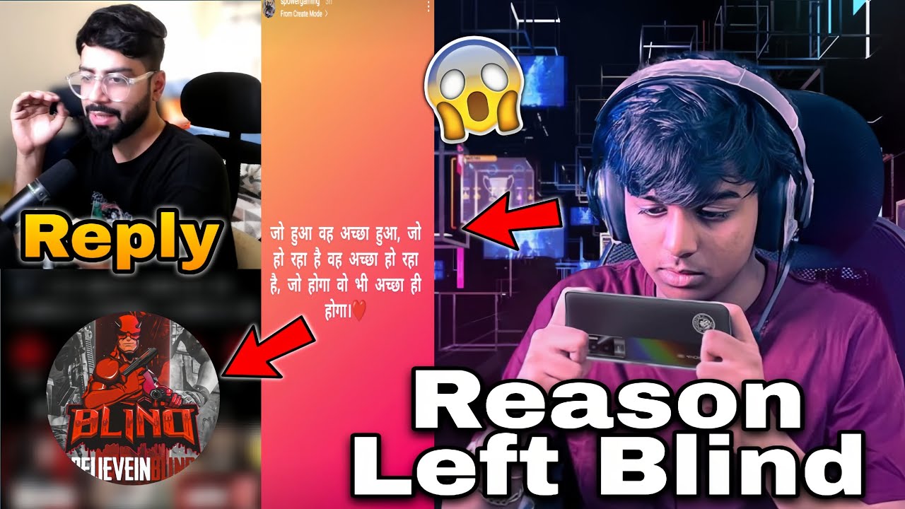 REASON Why Spower Left Blind Esports 🥵 SPERO ON SPOWER GAMING