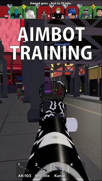 Aimbot training in Roblox FPS (Aimblox) - YouTube