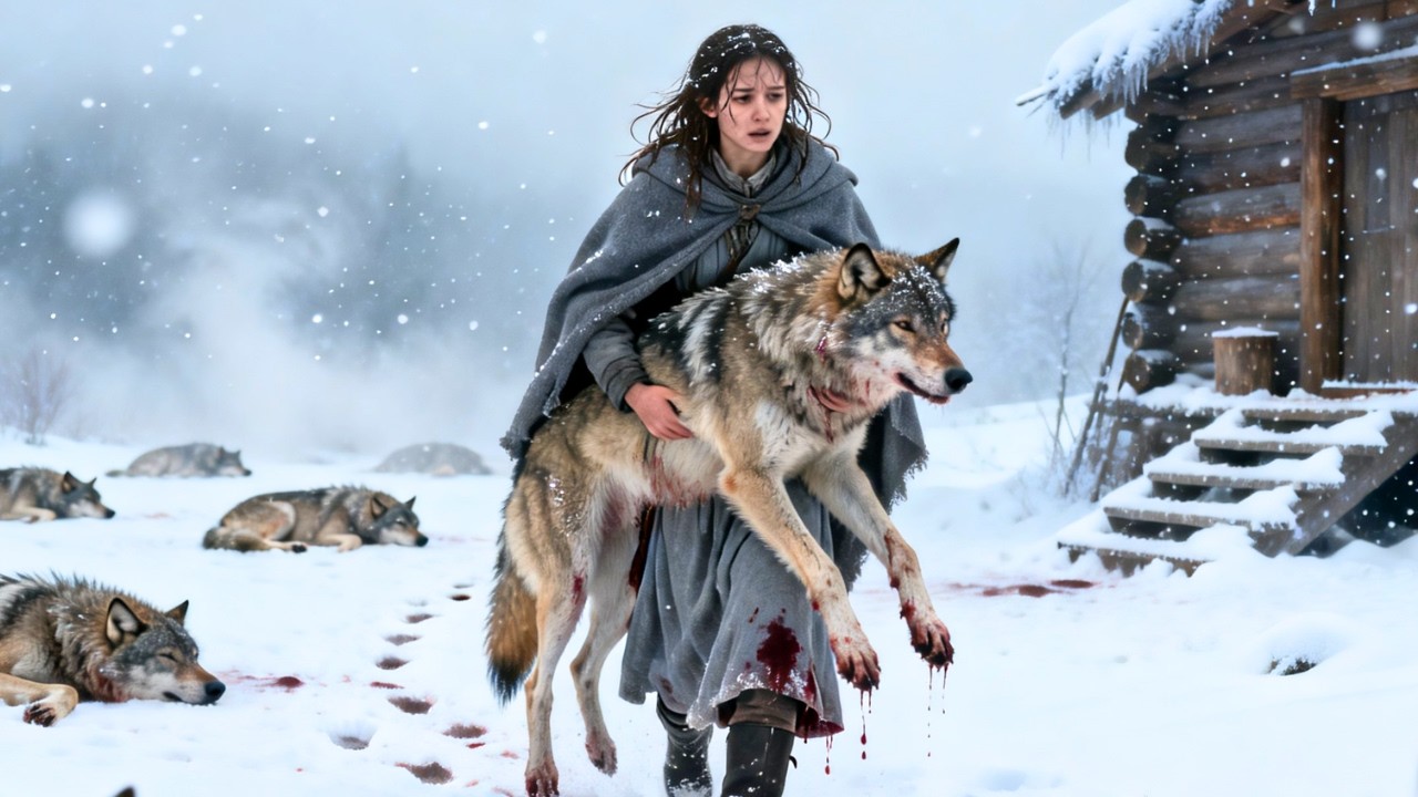 Omega Shelters 25 Freezing Wolves — Next Morning, The Alpha King's ARMY Stops Outside Her Door